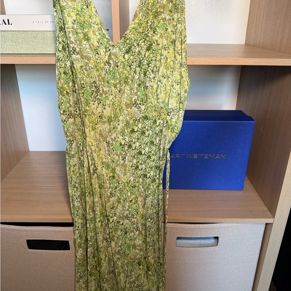 Floral Green Dress